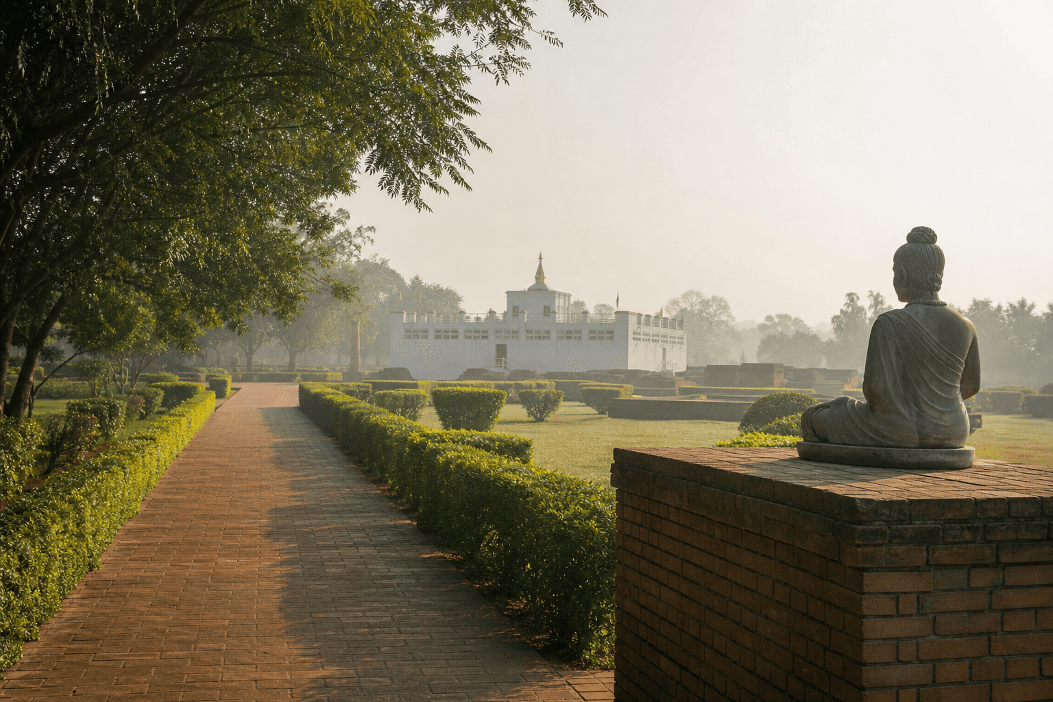 Lumbini pilgrimage gardens
